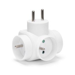 Rozgałęźnik sieciowy MONTIS MT028-WH potrójny biały