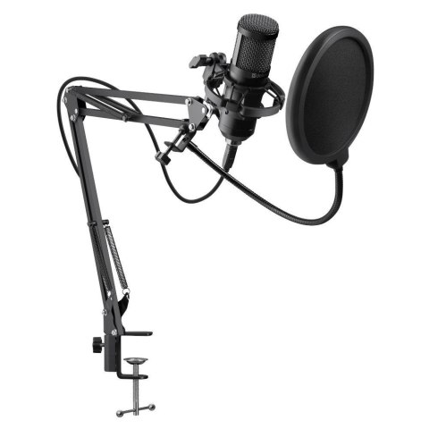 Mikrofon przewodowy Defender SPACE GMC 450 ze statywem STREAM strumieniowy USB