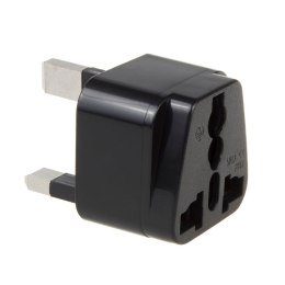 Adapter zasilania Maclean MCE154 EU na wtyk UK czarny
