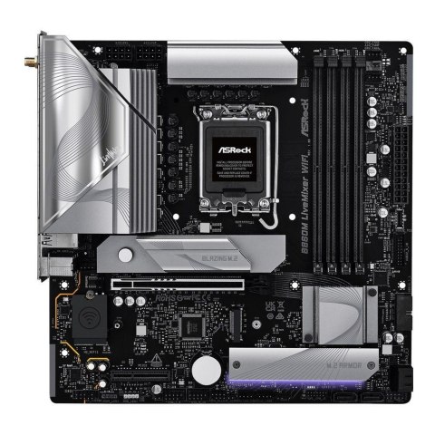 Płyta ASRock B860M LiveMixer WiFi /B860/DDR5/SATA3/M.2/TB4/WiFi/BT/PCIe5.0/s.1851/M-ATX