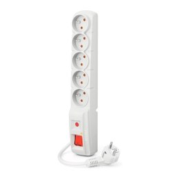 Listwa przeciwprzepięciowa Acar F5 5m biała