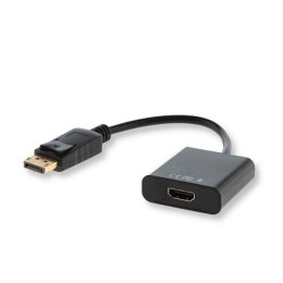 Kabel adapter Savio CL-55/B DisplayPort M - HDMI A F, worek