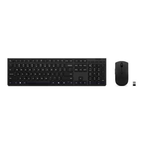 Zestaw klawiatura + mysz Lenovo Professional Wireless Rechargeable Combo czarny
