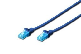 Patchcord DIGITUS UTP kat. 5e 2m PVC niebieski