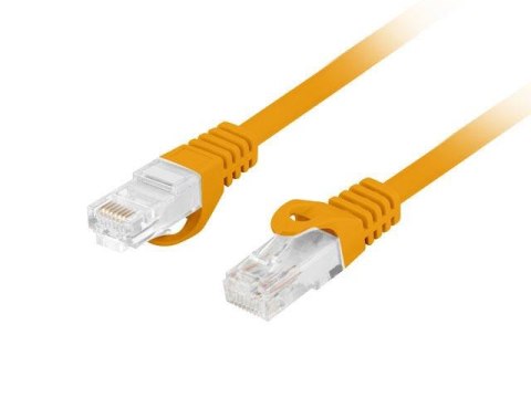 Patchcord Lanberg UTP kat.6 1,5m LSZH CU fluke passed pomarańczowy