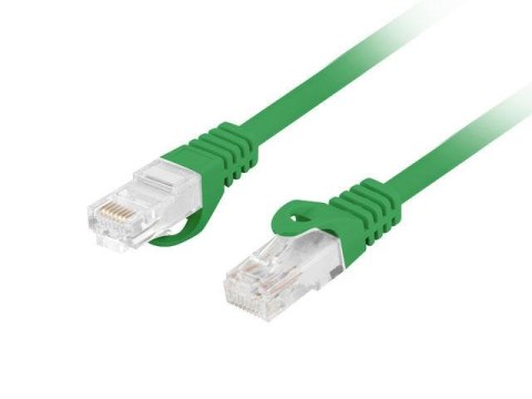 Patchcord Lanberg UTP kat.6 15m LSZH CU fluke passed zielony