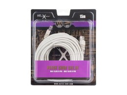 Patchcord Natec Extreme Media UTP kat.5e 15m szary