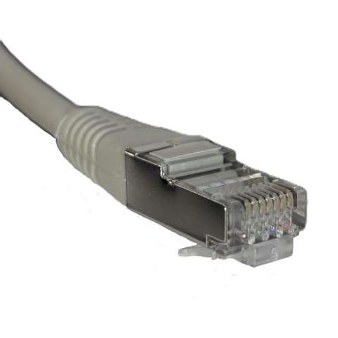 Patchcord RJ45, kat. 6 FTP F/UTP, 3m, Netrack, szary