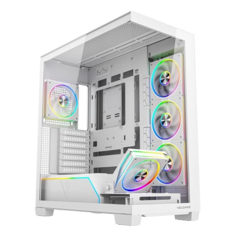 Obudowa Modecom Volcano Stellar Plus ARGB MIDI 5F, biała
