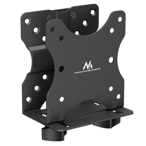 Uchwyt do mini komputerów Maclean MC-115 B, zakres 17-70mm, kompatybilny z VESA, max. obciążenie 5kg, czarny