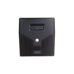 Zasilacz awaryjny UPS DIGITUS Line-Ineractive LED 1000VA/600W, 2x12V/7Ah, AVR, 4x Schuko CEE 7/3, 2x RJ11, 1x USB 2.0 typ B