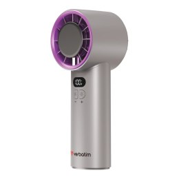 Wentylator ręczny Verbatim Cool 'n' Go Ice Touch szaro-fioletowy