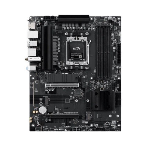 Płyta MSI PRO B850-S EVO WIFI /AMD B850/DDR5/SATA3/M.2/USB3.1/WiFi/BT/PCIe5.0/AM5/ATX