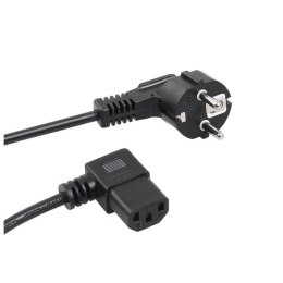Kabel zasilający kątowy Maclean MCTV-803 3 pin 3m wtyk EU