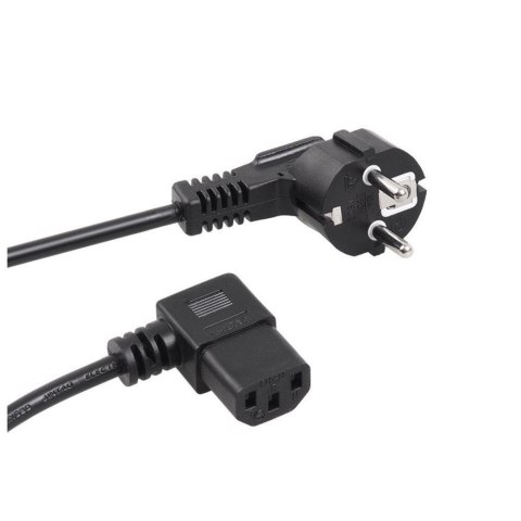 Kabel zasilający kątowy Maclean MCTV-803 3 pin 3m wtyk EU