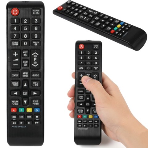 PILOT DO TV SAMSUNG UNIWERSALNY SMART CZARNY ZAMIENNIK