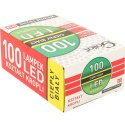 Biały Girlanda Świąteczna z 100 LED Łezkami, na Baterie, Energooszczędna, na Drucie do Formowania