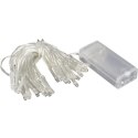 Lampki Choinkowe LED 35 Sztuk, Ciepły Biały, Zasilane Bateriami 2xAA (Baterie Nie Załączone) - Do Użytku Wewnętrznego