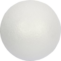 Biała Bombka Styropianowa Do Dekoracji 15 cm