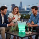 POJEMNIK NA LÓD 5L WIADERKO RGB GŁOŚNIK OŚWIETLENIE BLUETOOTH COOLER
