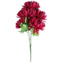 BUKIET CHRYZANTEM 60CM PREMIUM KOLOR BORDOWY