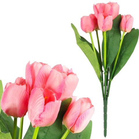 Bukiet 9 TULIPANÓW w kolorze ŻÓŁTYM 40 cm