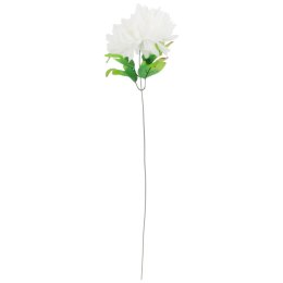 Chryzantema pojedynczy kwiat w kolorze białym 62 cm