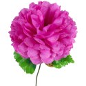 Chryzantema pojedynczy kwiat w kształcie kuli w kolorze jasno-fioletowym 77 cm