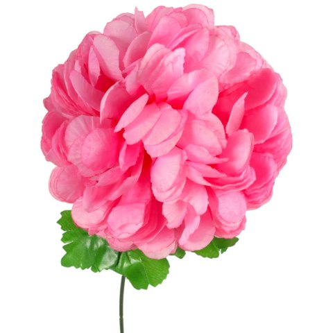 Chryzantema pojedynczy kwiat w kształcie kuli w kolorze jasno- pomarańczowy 77 cm