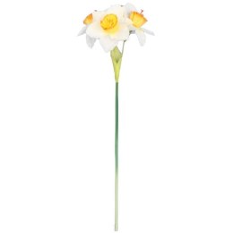 Sztuczne Narcyzy na Gałązce 42 cm - Dekoracja Żółta