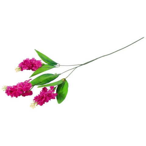 BEZ GAŁĄZKA 3 KWIATÓW SZTUCZNYCH do wazonu 70 cm fiolet