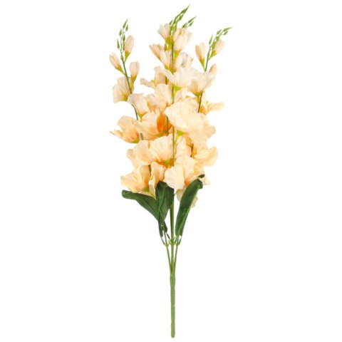 BUKIET 5 GAŁĄZEK MIECZYKÓW czerwona GLADIOLA 67 cm