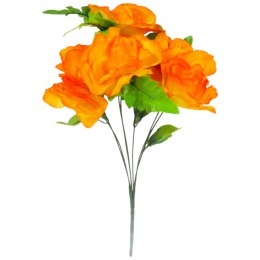 Bukiet 6 RÓŻ w kolorze pomarańczowym 46 cm