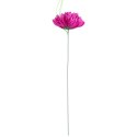 Chryzantema sztuczna 45 cm - dekoracja na Wszystkich Świętych kolor fioletowy