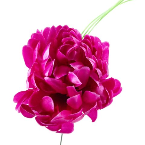 Chryzantema sztuczna 45 cm - dekoracja na Wszystkich Świętych kolor fioletowy