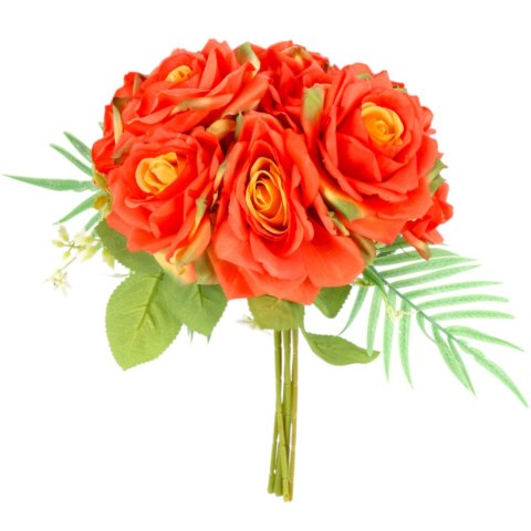 ELEGANCKI BUKIET 10 RÓŻ DO WAZONU 30 CM FIOLETOWY