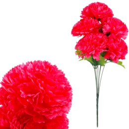 Różowy Bukiet Sztucznych Chryzantem - 7 Szczegółowo Odwzorowanych Kwiatów o Wysokości 65 cm
