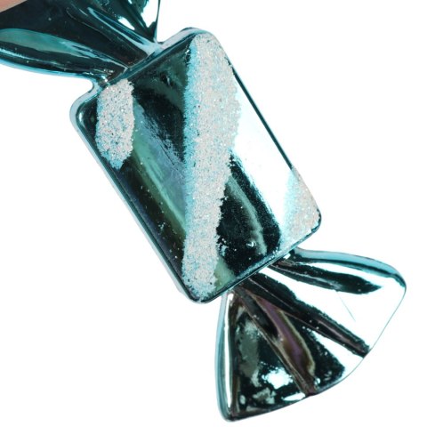 KOMPLET 6 BOMBEK PLASTIKOWYCH- CUKIERKI KOLOR NIEBIESKI