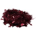 Łańcuch choinkowy Z GWIAZDKAMI średnica 7 cm, długość 3 m KOLOR BORDO