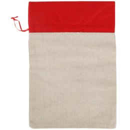 Worek na prezenty Torba upominkowa na święta Bożego Narodzenia 22 x 32 cm z gwiazdą II