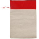 Worek na prezenty Torba upominkowa na święta Bożego Narodzenia 22 x 32 cm z gwiazdą
