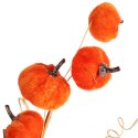 Dynia sztuczne dynie w kolorze pomarańczowym 12 szt. na jesień i Halloween