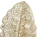 GAŁĄZKA AŻUROWEGO LIŚCIA W KOLORZE ZŁOTYM 80 CM