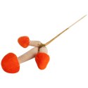 GRZYBY Jesiennedo dekoracji na piku GRZYBY LEŚNE 3 SZTUKI 36 CM