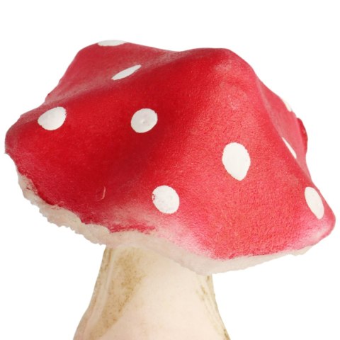 MUCHOMOREK CZERWONY NA PIKU 8x7cm GRZYBEK MUCHOMOR PIK DEKORACJA