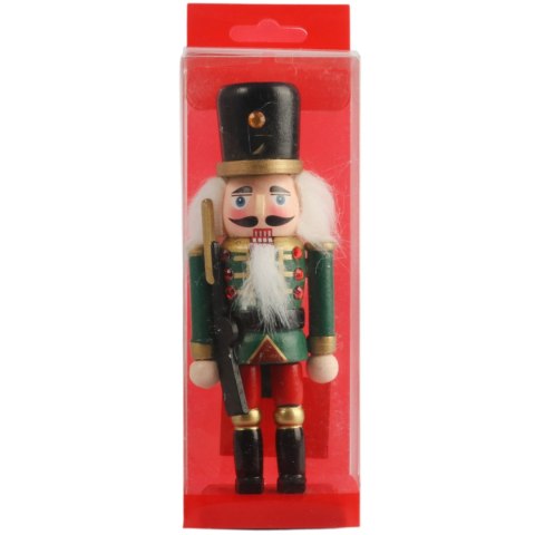 FIGURKA ŚWIĄTECZNA DEKORACYJNY DZIADEK DO ORZECHÓW 15 cm GWARDZISTA NIEBIESKI