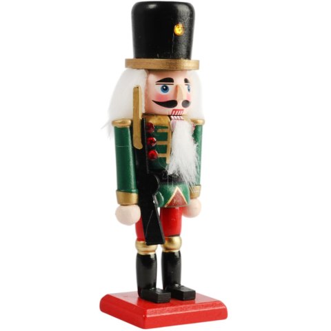 FIGURKA ŚWIĄTECZNA DEKORACYJNY DZIADEK DO ORZECHÓW 15 cm GWARDZISTA NIEBIESKI