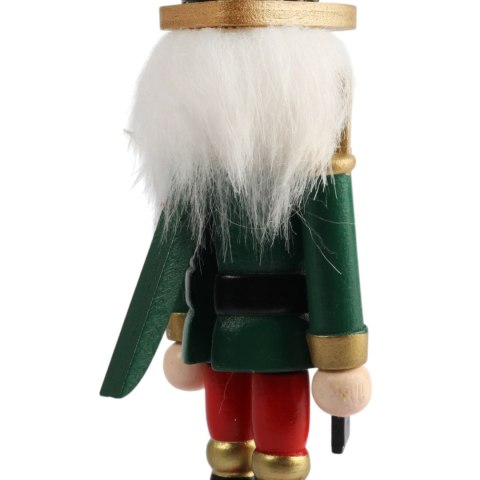 FIGURKA ŚWIĄTECZNA DEKORACYJNY DZIADEK DO ORZECHÓW 15 cm GWARDZISTA NIEBIESKI