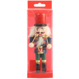 FIGURKA ŚWIĄTECZNA DEKORACYJNY DZIADEK DO ORZECHÓW 15 cm GWARDZISTA ZIELONY