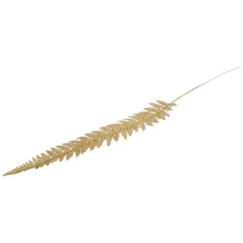 GAŁĄZKA BROKATOWA PAPROĆ 100 CM ZŁOTA